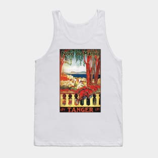 Moroccan Travel Poster: Tangier Tank Top